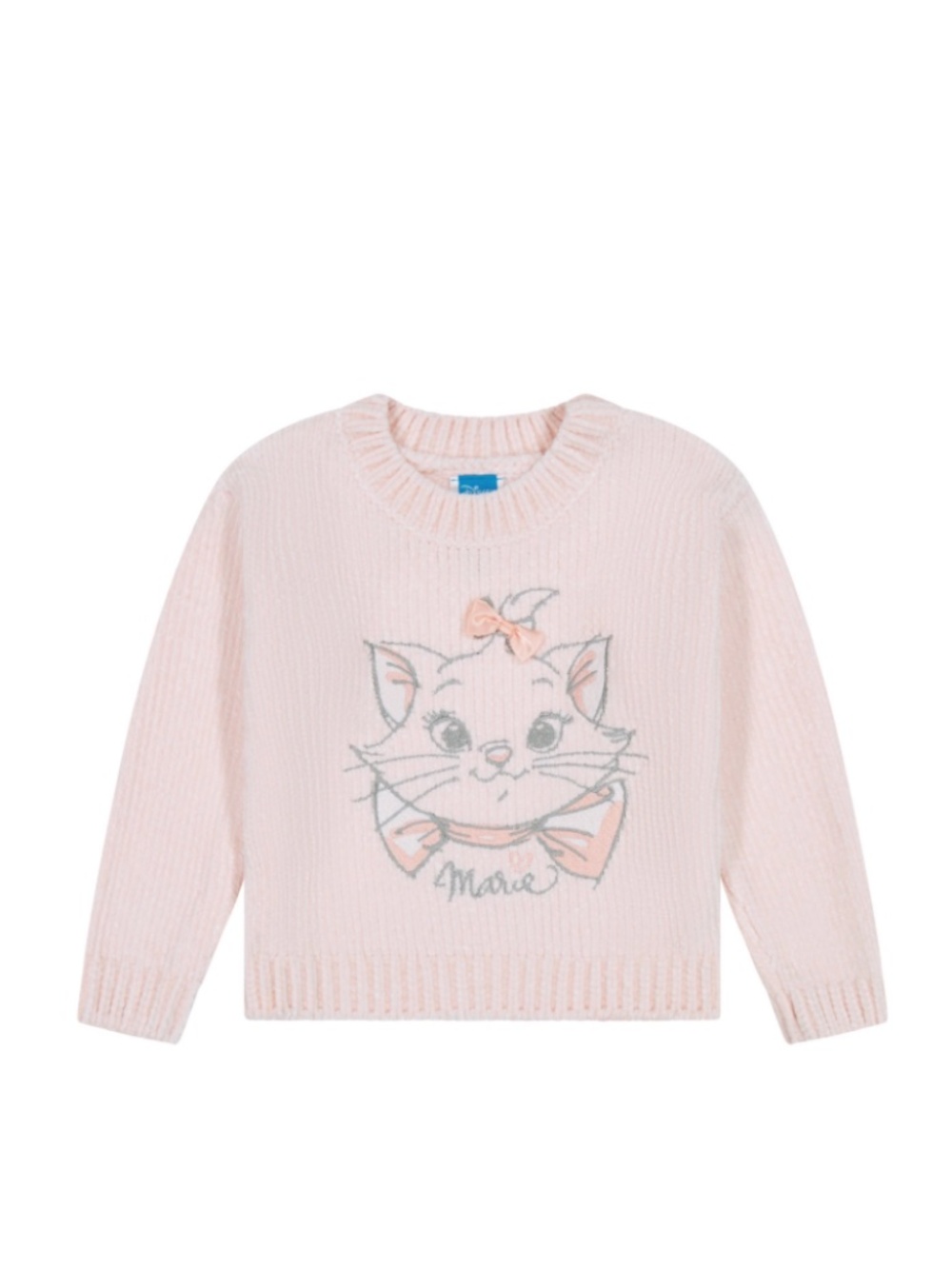 Marie Aristocats Toddler Girls Chenille Sweater